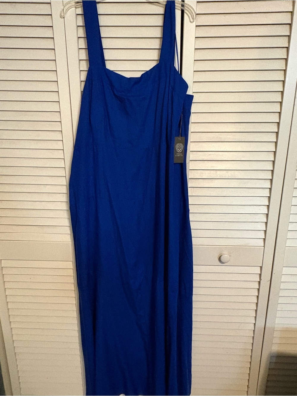 Vince Camuto Cobalt Blue Sleeveless Maxi Dress
